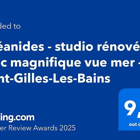 Oceanides - Studio Renove Avec Magnifique Vue Mer - Saint-Gilles-Les-Bains 외부 사진